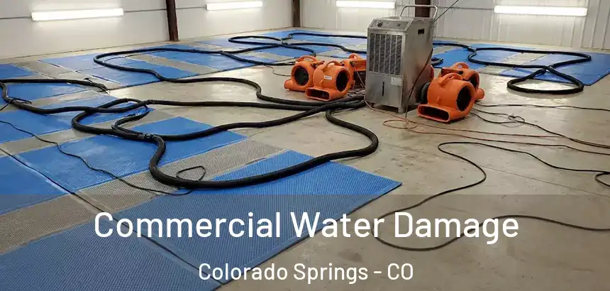 Commercial Water Damage Colorado Springs - CO